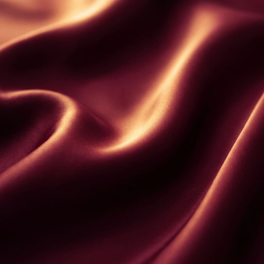 Textura de seda burgundy representando la suavidad de Tracy